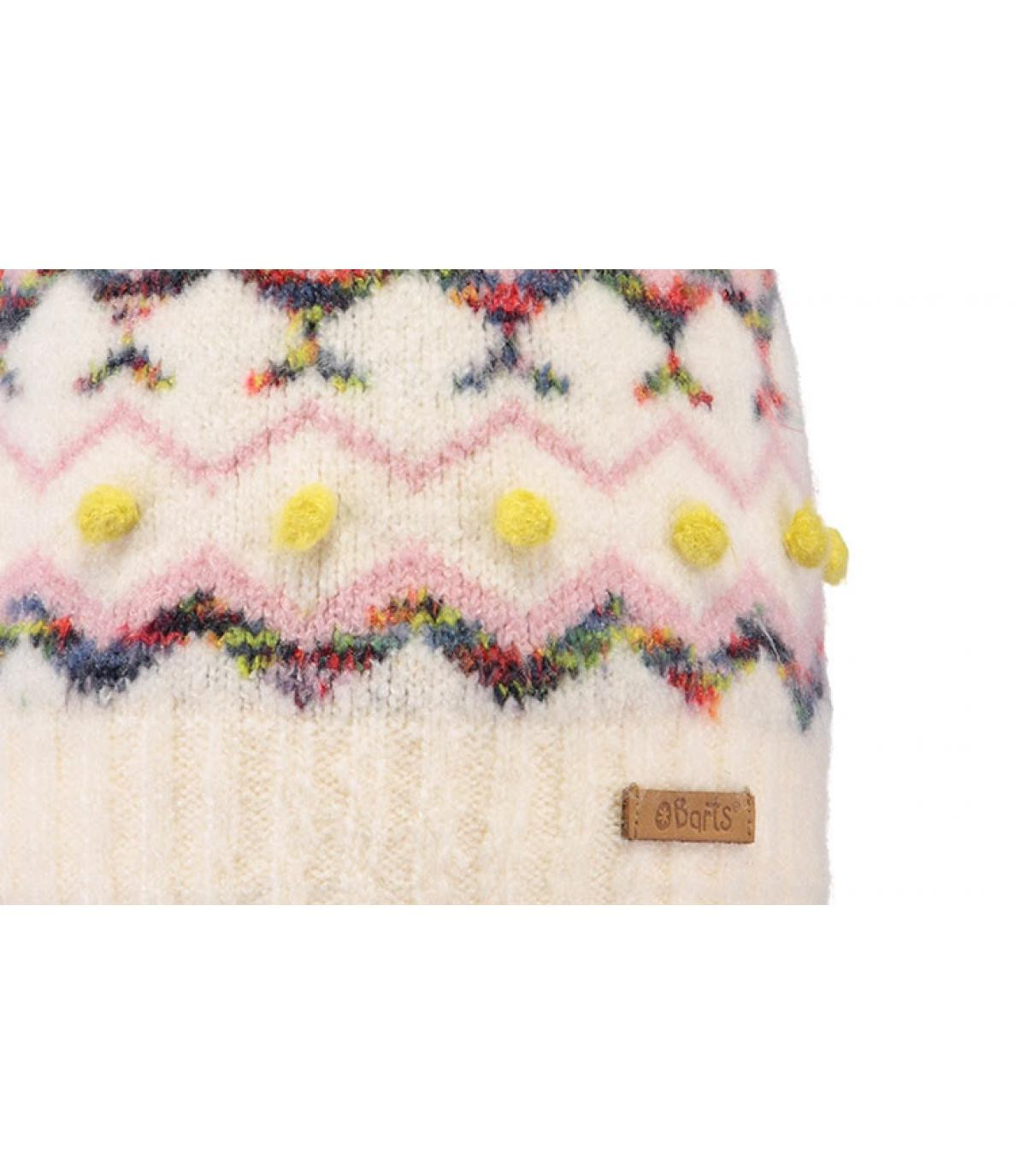 Kinder Bommel Mütze beige Motiv Kinder Bommel Mütze beige Motiv